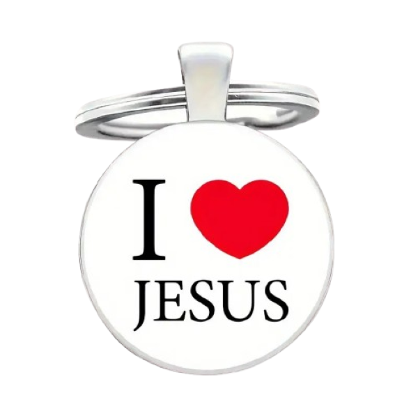 I Love Jesus Keychain