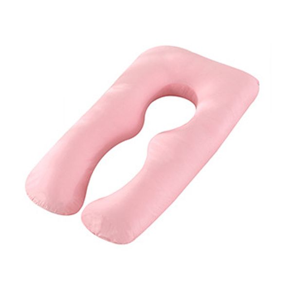 U-Shaped Full Body Pregnancy Pillow - Light Pink