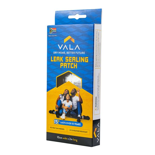 VALA Waterproof Leak Tape - Roof &amp; Gutter (UV Resistant, Peel &amp; Stick)