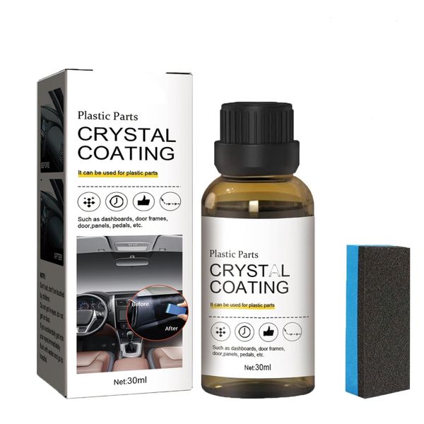 30ml Restore &amp; Protect Plastic Parts Crystal Coating with Sponge