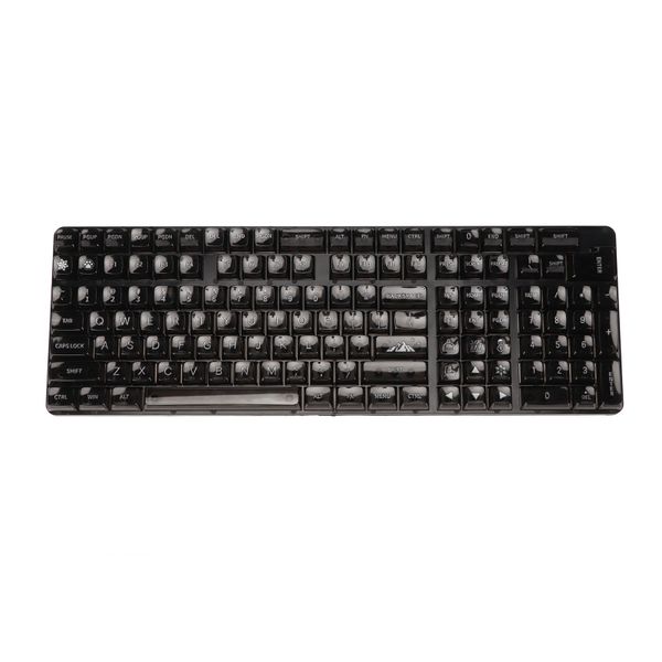 Keycap Set Keyboard 132 Key Transparent Ergonomic