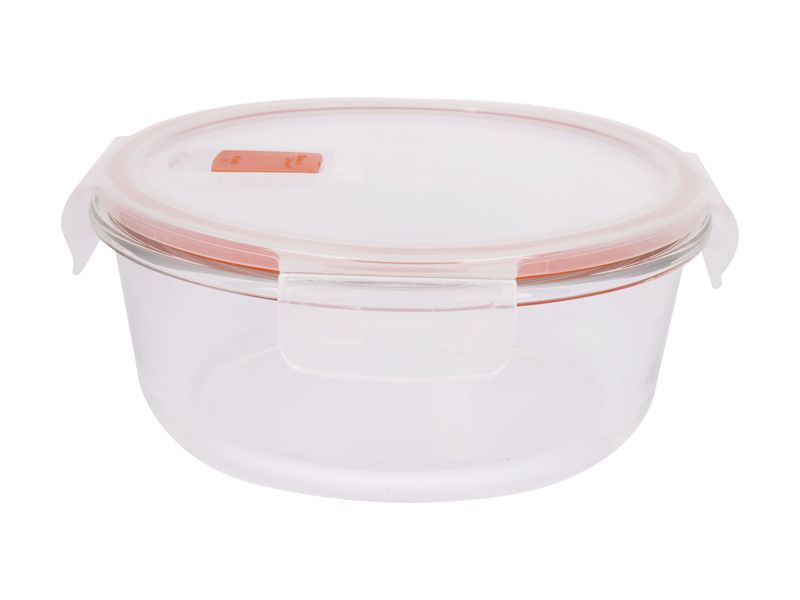 Baker's Secret Round Borosilicate Glass Food Storage Box Set of 16