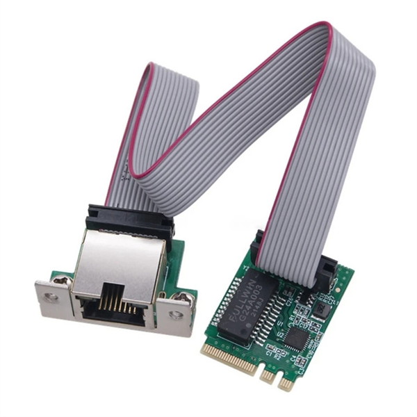 M.2 A Key and E Key Adapter Card to Single RJ45 Port 10/100/1000Mbps