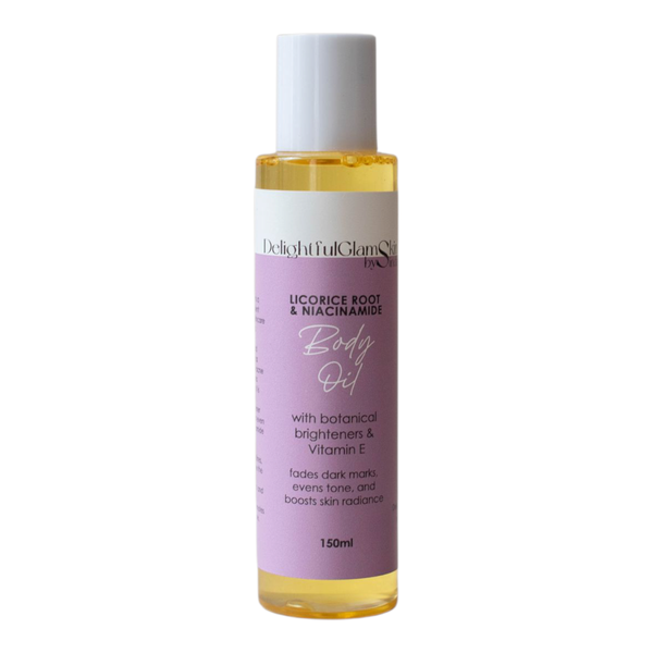 Delightful Glam Licorice Root &amp; Niacinamide Body Oil