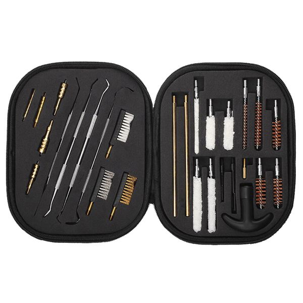 Universal 28 Pieces/Set Cleaning Tools Kit with Zippered EVA Carrying Case