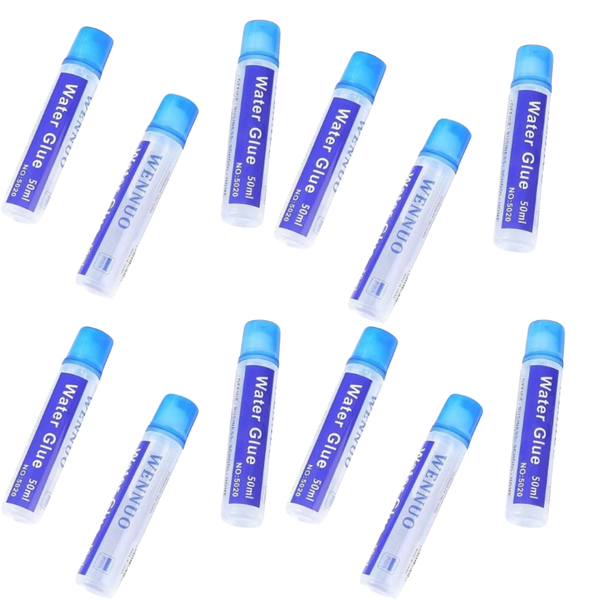 Wennuo Water Glue Adhesive 50 ml - Pack of 12