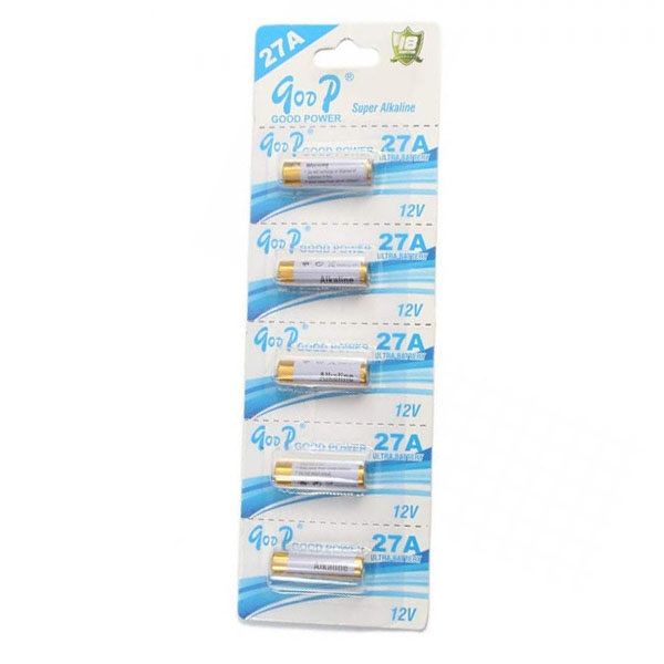 Goop 27A Super Alkaline 12V Battery - Pack of 5