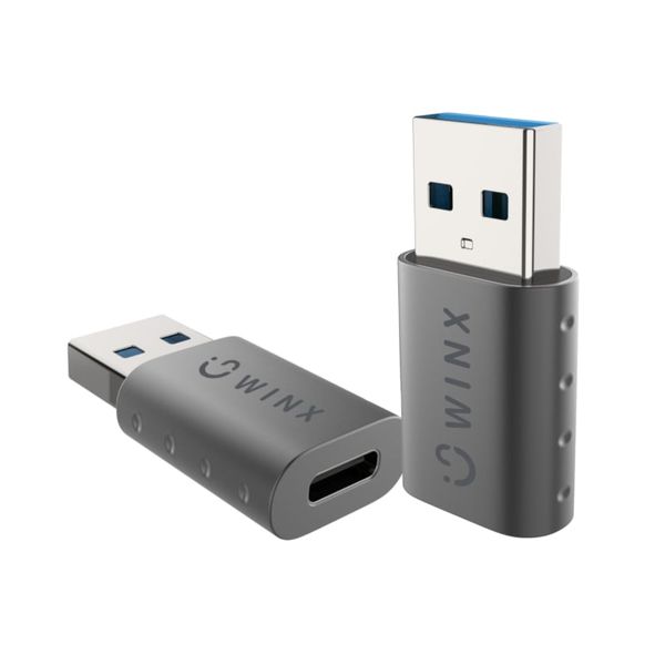 Winx Link Simple - USB to Type-C - Adapter - Dual Pack - 2 Pack
