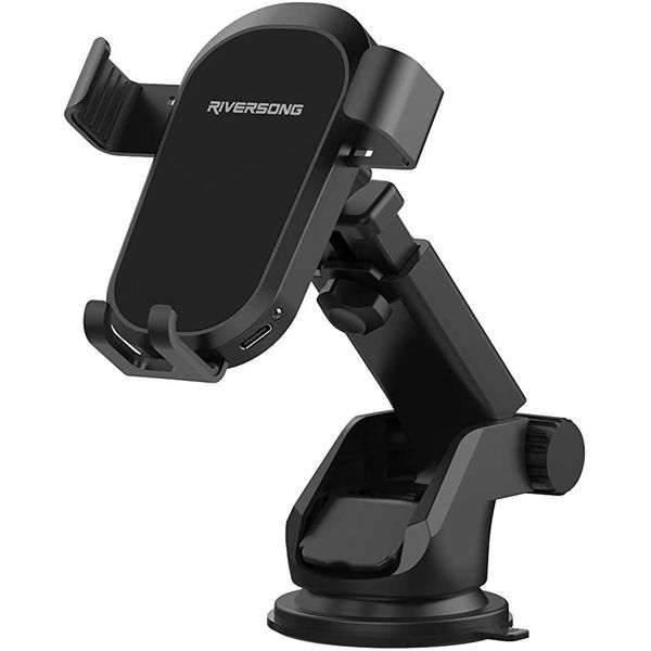 Riversong PowerClip + Wireless Charger Car Mount