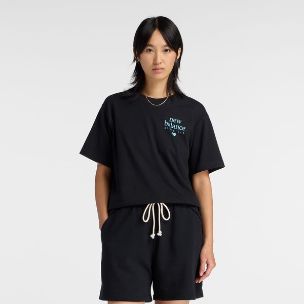 New Balance Women's Sport LC Athletics Short Sleeve Tee - Black