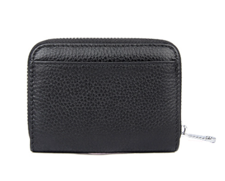 X-HOME Pocket Purse Wallet Card Holder Genuine Leather with Gift Box &amp; Card
