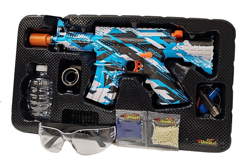 Gel Blaster With Muzzle That Lights Up -Original &amp; Glow In The Dark Bullets