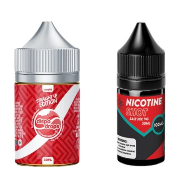 Dispo Drops 60ml Salt/MTL Combo 50MG - Lush Watermelon