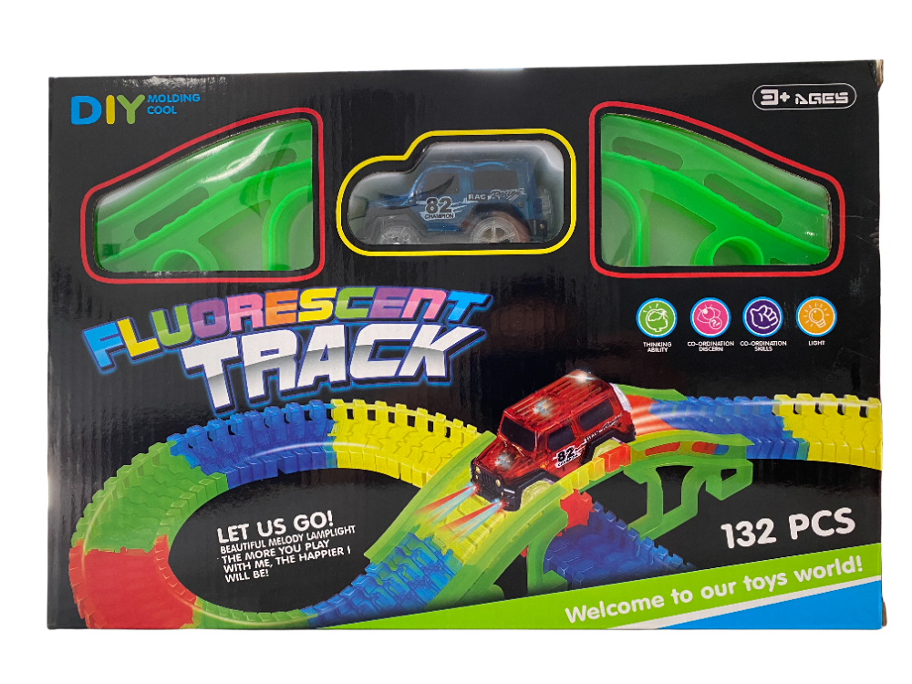 Fluorescent Buildable Track Toy Set Shop Today. Get it Tomorrow