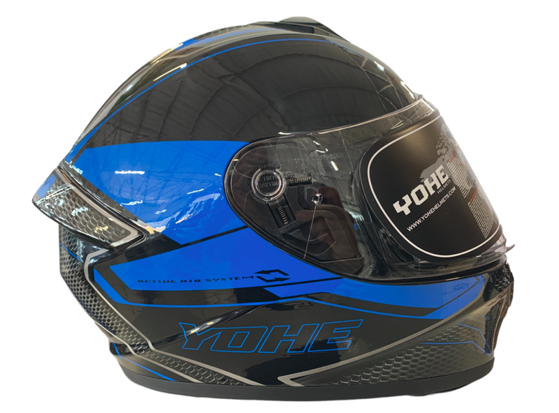 YOHE 977 10# White/Blue Helmet