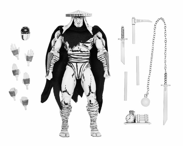Elite Foot Assassin TMNT Mirage Comics B&amp;W 7IN Figure