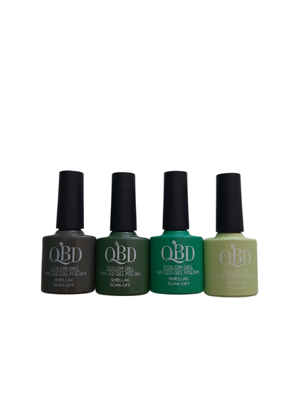 UV/LED Gel Nail Polish Green Kit
