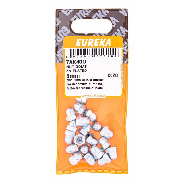 EUREKA Dome Nut Zinc Plated 5mm Q:20 7AK40U