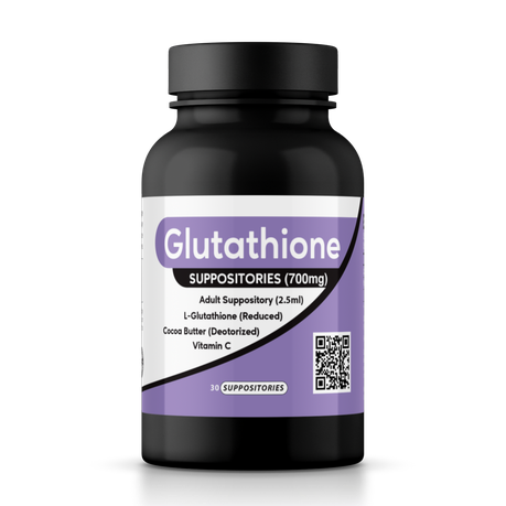 L Glutathione Suppositories 700mg Adult 2.5ml Vitamin C Cocoa