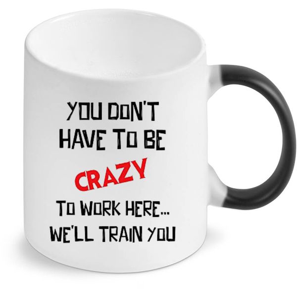 We Will Train You Coworker Colleague Magic Colour Changing Gift Coffee Mug