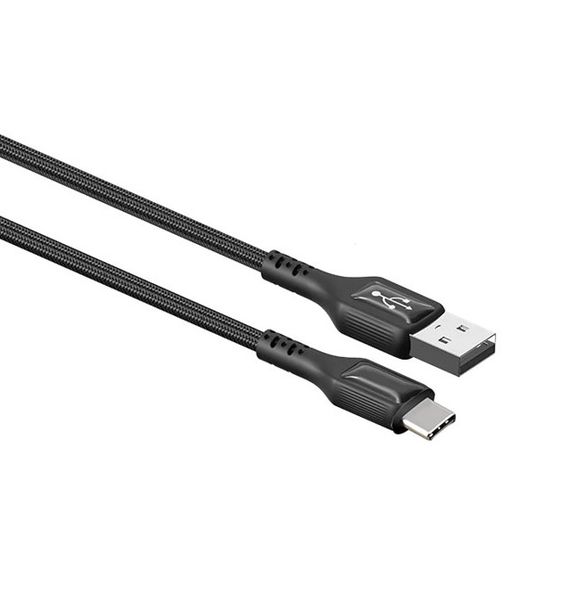 SlingTech QC3.0 Fast Charge Data 3A USB-A To USB Type-C Braided Cable - 1m