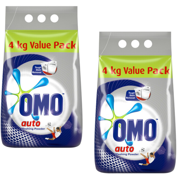 OMO Auto Wash Powder Regular (2 x 4kg)