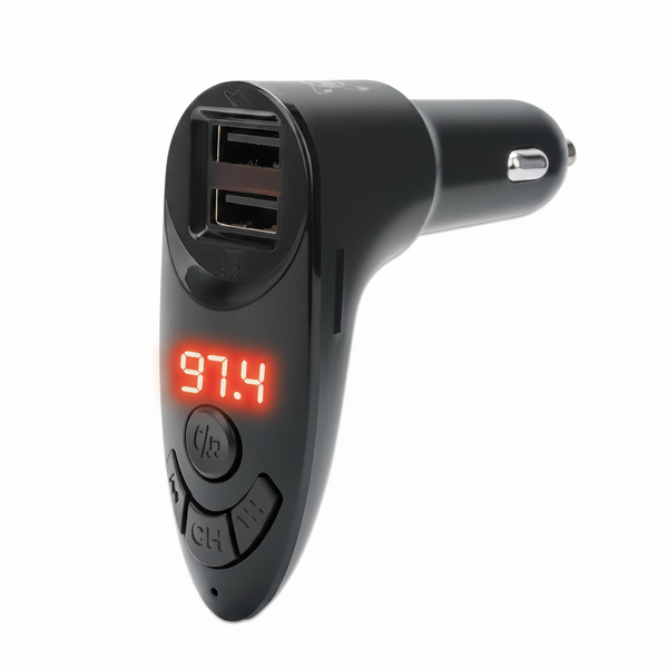 Manhattan Bluetooth FM Transmitter with Dual USB Charging Ports