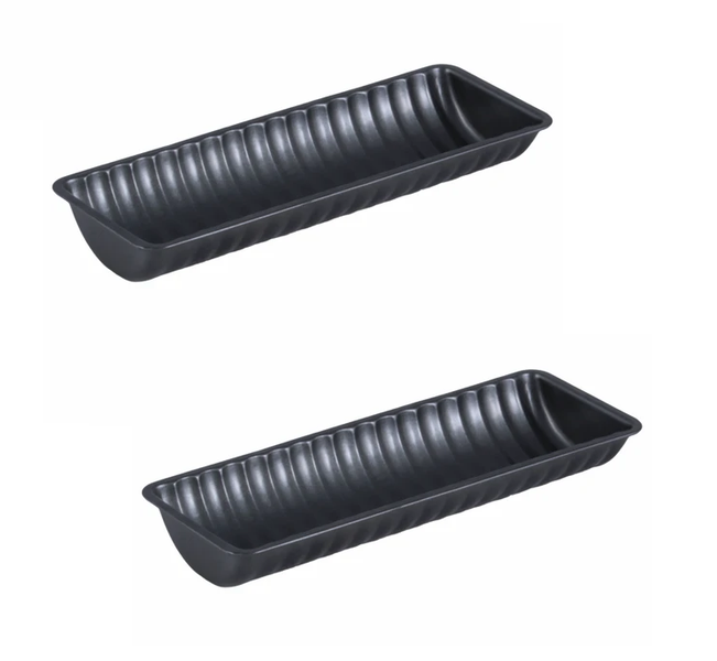 Blaumann 31cm Carbon Steel Non-Stick Coating Loaf Pan Set - Set of 2