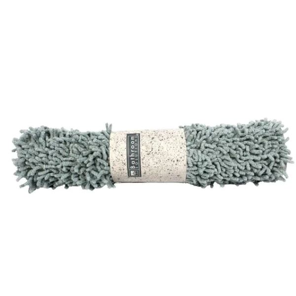 Bathroom Mat 100% Cotton Sky Blue W45cmxD1.5cmxH75cm