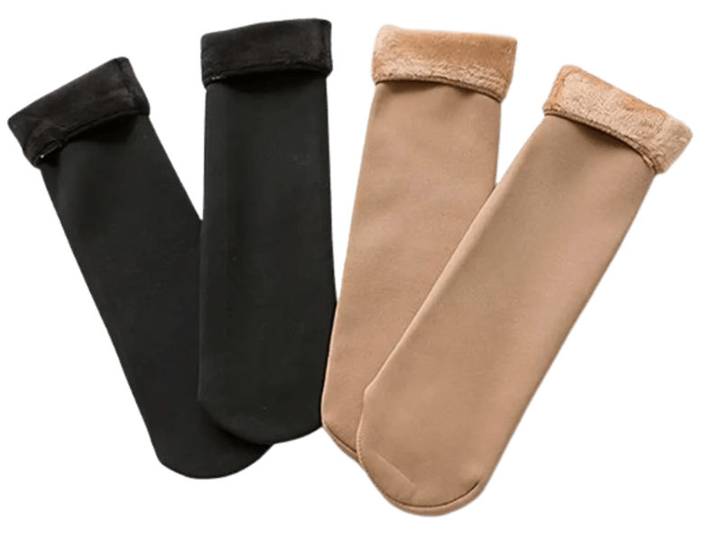 Winter Warmer Plush-lined Women Thermal Socks - 2 Pairs