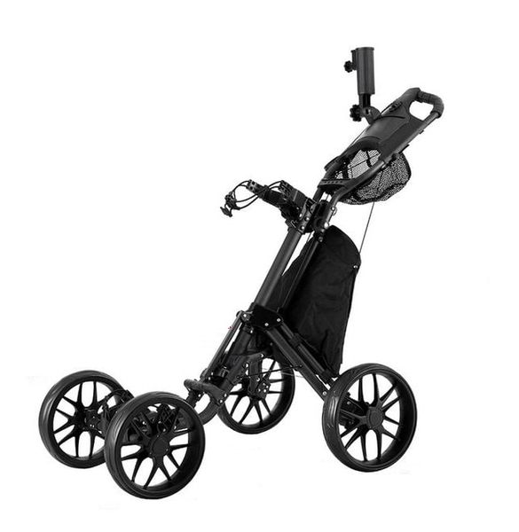 Foldable Golf Buggy Trolley Golf Cart Wheels