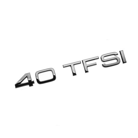 Audi 40 TFSI Style 3D Trunk Logo Badge Rear Tailgate Lid, Shop Today. Get  it Tomorrow!