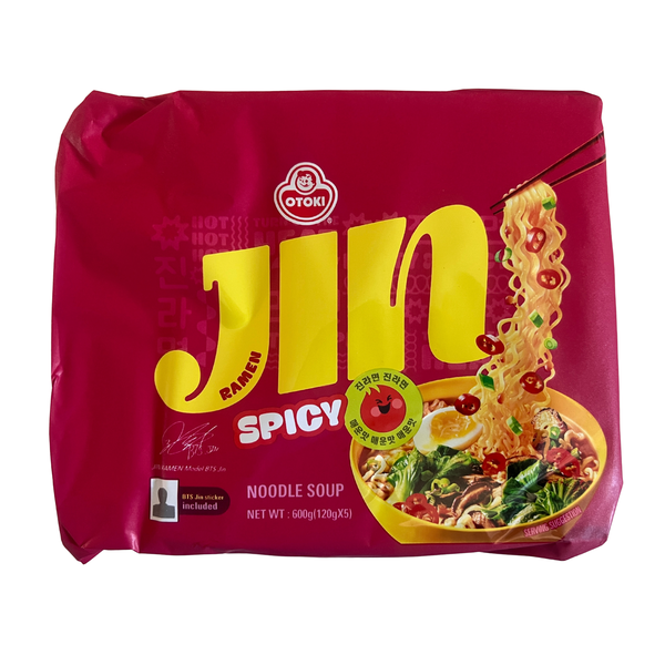 Otokki Jin Ramen Spicy Instant Noodles - 5 Pack (600g)