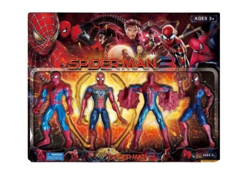 Spider-Man 4 Piece Toy Set
