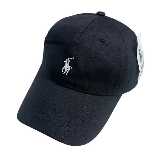 Polo Baseball Cap With Soft Top and Curved Brim, Fashionable Sun Hat
