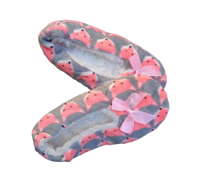 Women Winter Warm Soft Plush Cotton-Padded Shoes - Pink- US 6