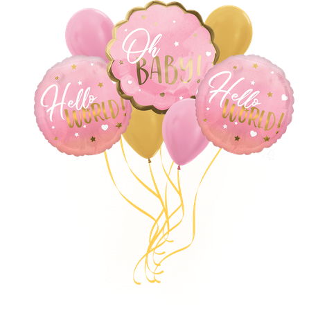 Baby Girl Balloon Bouquet Buy Online In South Africa Takealot Com