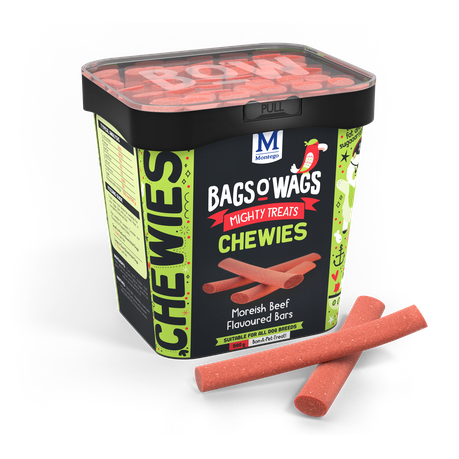 Montego Bags O' Wags - Chewies Beef Bars Dog Treats 500 g Image