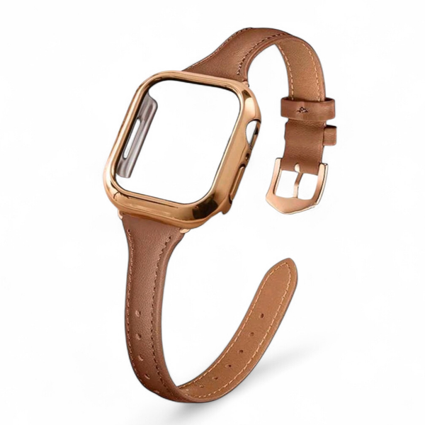 Genuine Leather Watch Band compatible with Apple Watch Series 10 42mm