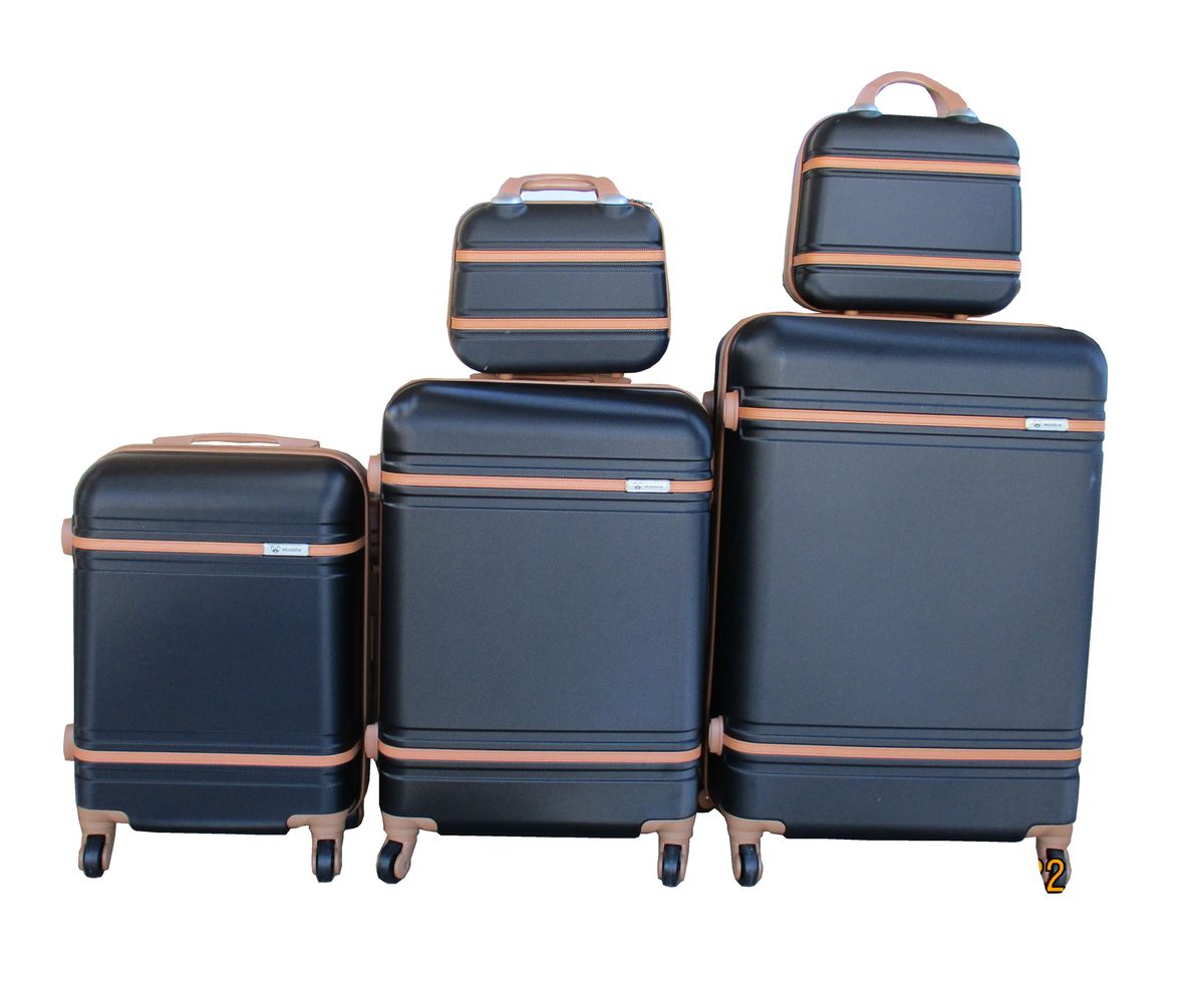 5 Suitcases Travel Trolley Luggage Set