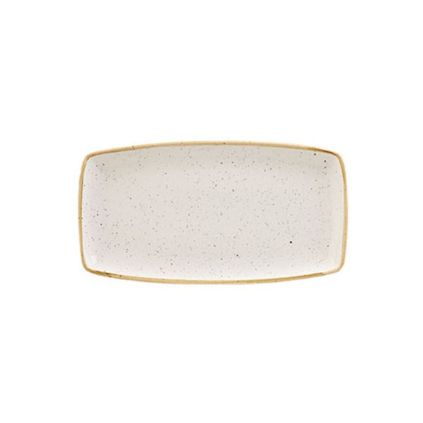 Churchill Stonecast Barley White Oblong Plate 12 Pcs