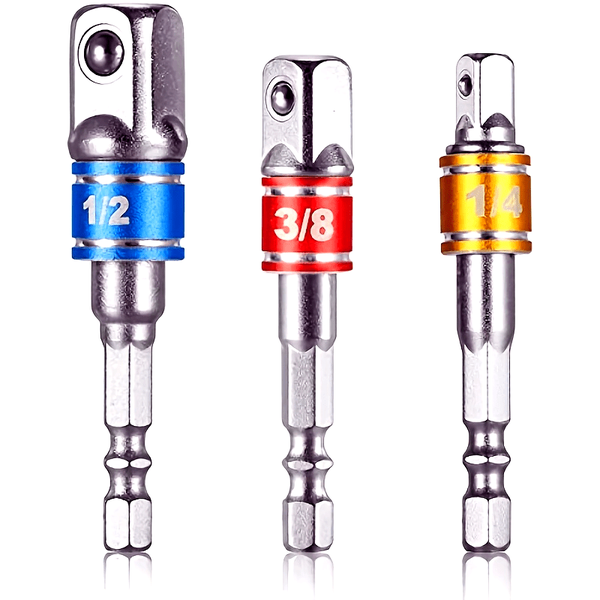 3Pcs Impact Socket Adapter Set