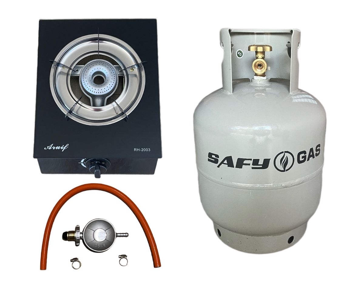 One Burner Auto Ignition Gas Stove & 9Kg Cylinder Shop Today. Get it