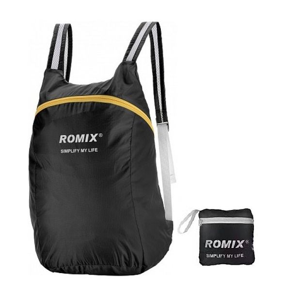 Romix Portable Storage Backpack - Black