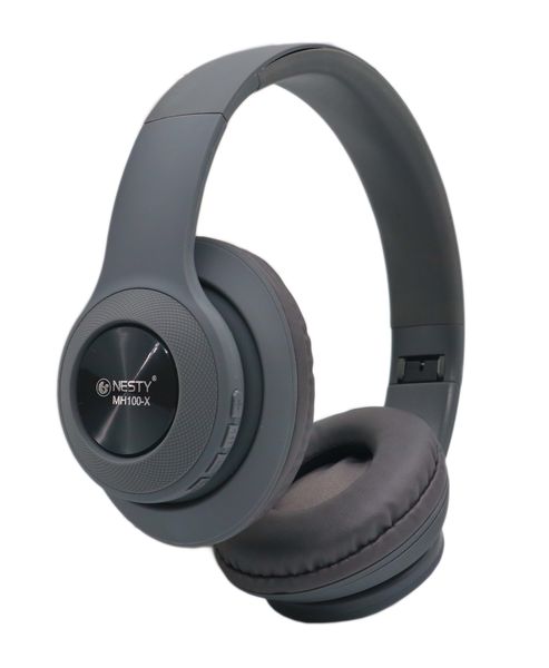 NESTY Wireless Bluetooth Headphones With Mic &amp; Built in Radio MH100-X - BLA