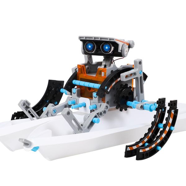 13-in-1 Solar DIY Robot Kit - STEM Educational Toy with Multi-Form Building