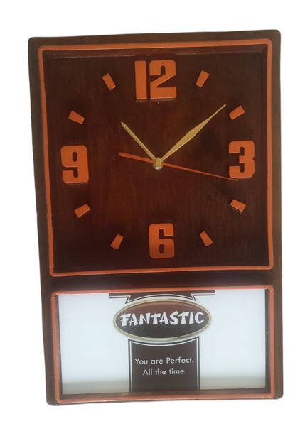 Retro Box Clock (Orange) Fantastic (10)