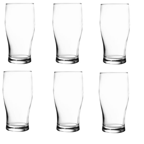 Stunning Nova Tumbler Beer Glasses - 470ml - Set of 6