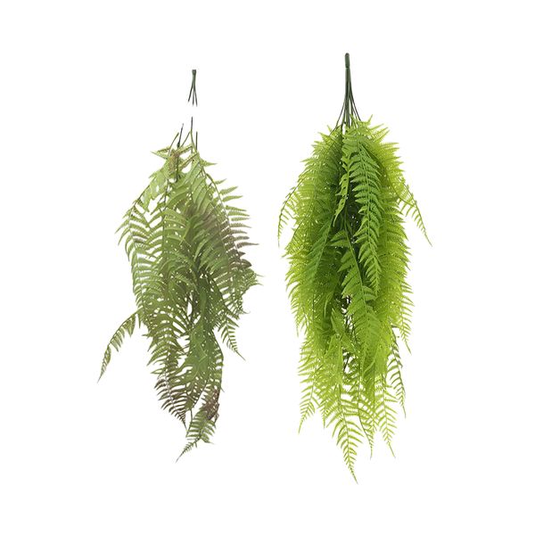 Artificial Hanging Ferns | Realistic Green In 2 Designs