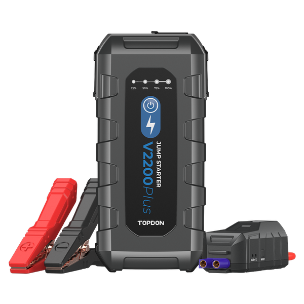 Topdon V2200Plus 2-in-1 Jump Starter &amp; Battery Tester